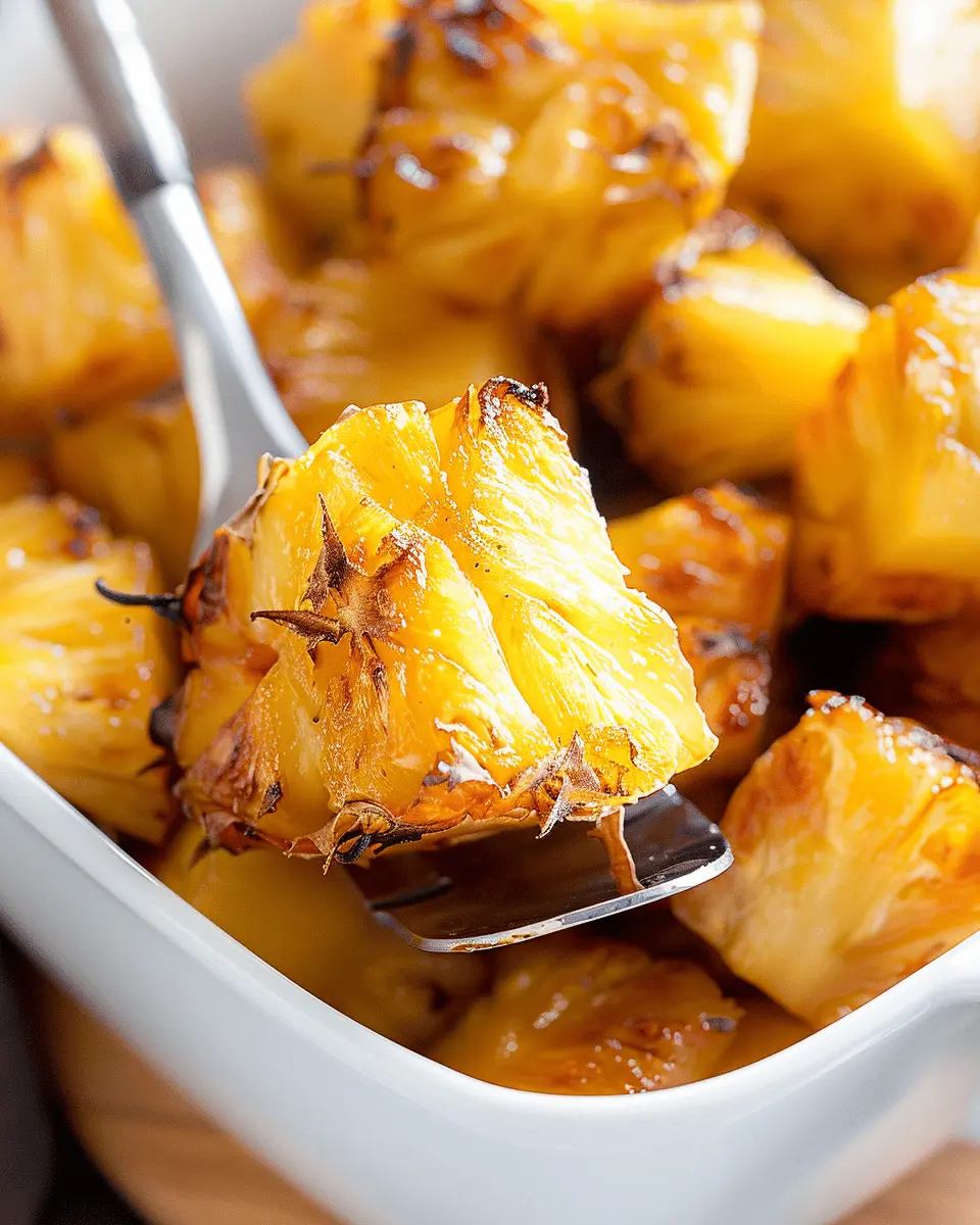 Air Fryer Pineapple: Juicy Tropical Delight with Turkey Bacon