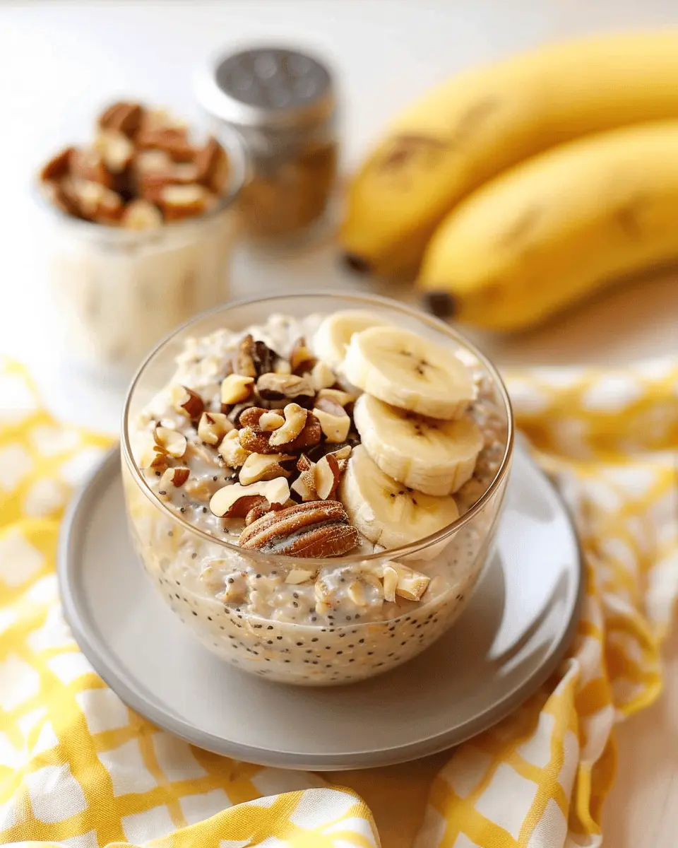 Banana Nut Overnight Oats: The Easy, Delicious Breakfast You’ll Love