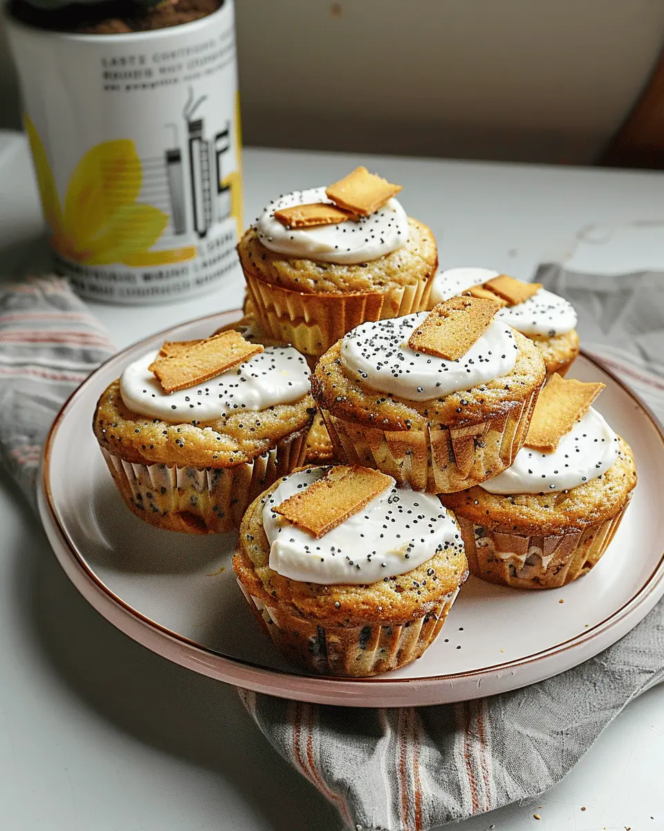 Coconut Lemon Poppy Seed Protein Muffins for a Healthy Treat