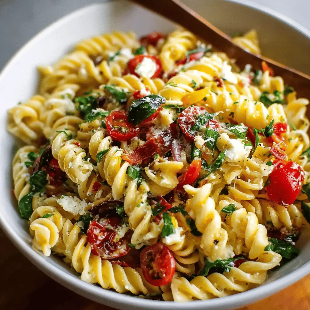Cold Pasta Salad: A Refreshing Twist with Turkey Bacon and Chicken Ham