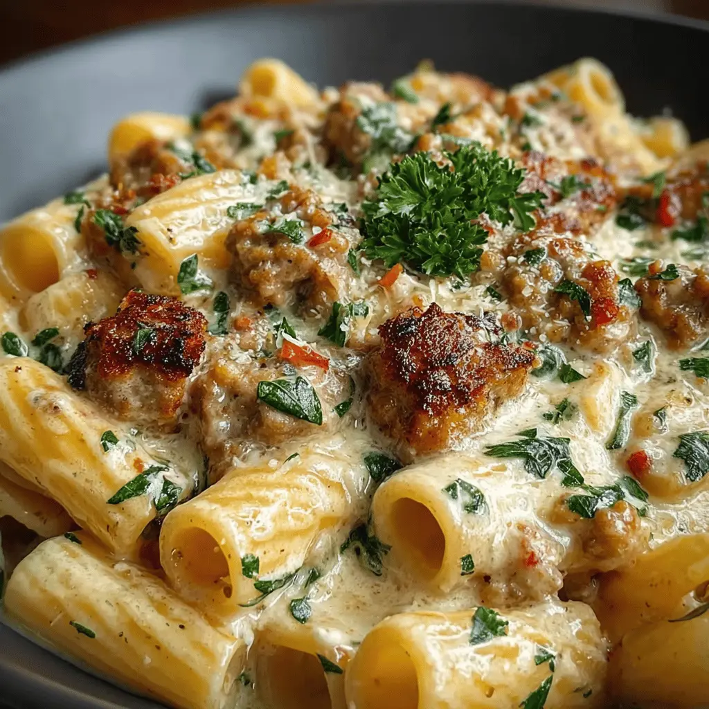 Creamy Italian Sausage Rigatoni: A Cozy, Indulgent Weeknight Meal
