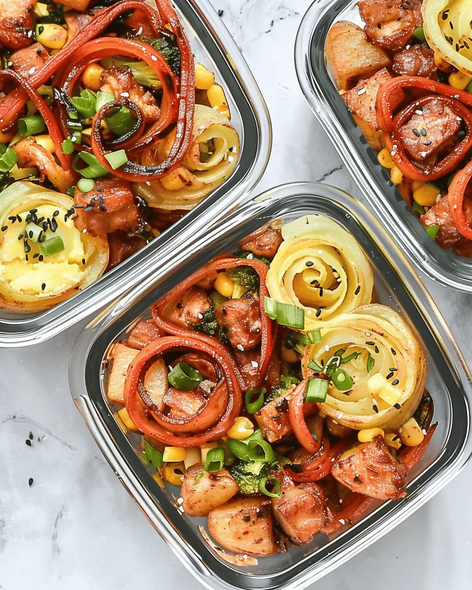 Crispy Potato Egg Ribbon Breakfast Bowls with Turkey Bacon Delight