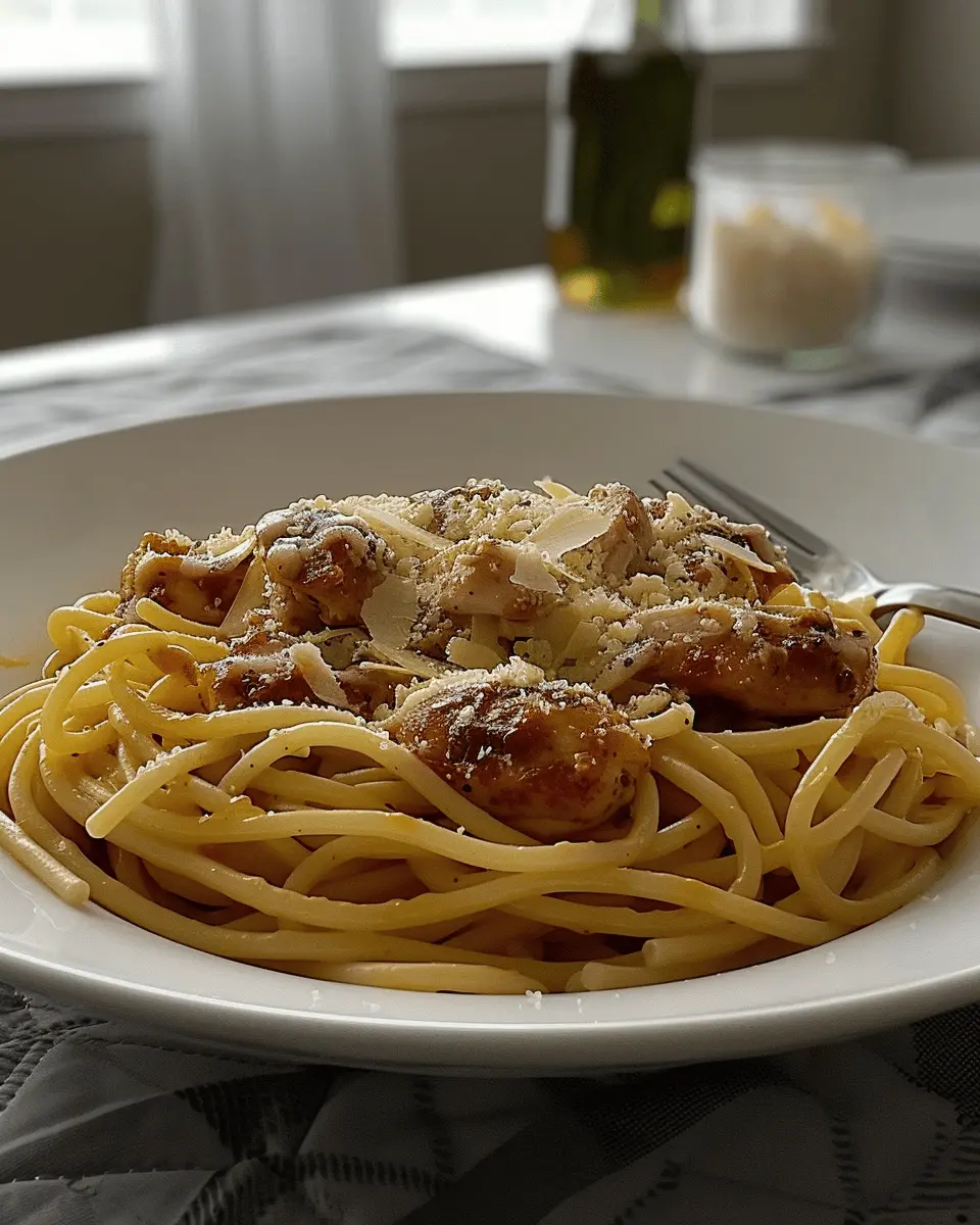 Easy Garlic Parmesan Chicken Pasta: A Quick and Indulgent Family Meal
