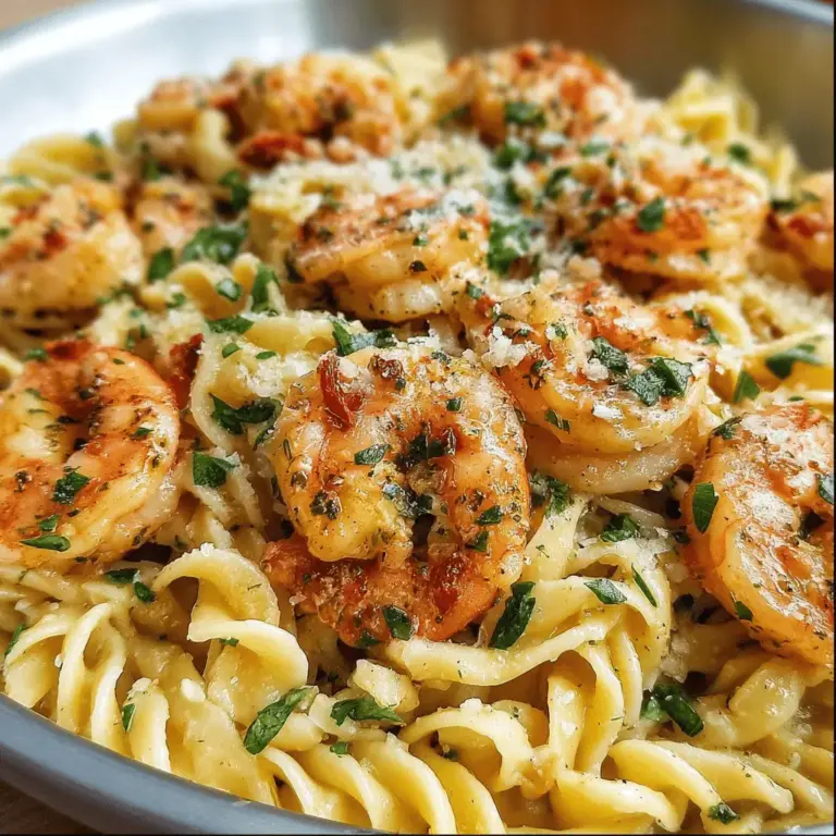 Easy Garlic Shrimp Pasta Recipe