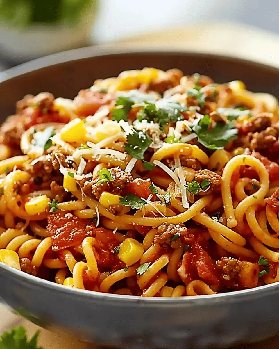 Easy Taco Pasta: A Flavorful Comfort Dish for Busy Weeknights