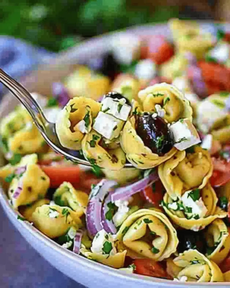 Greek Tortellini Pasta Salad