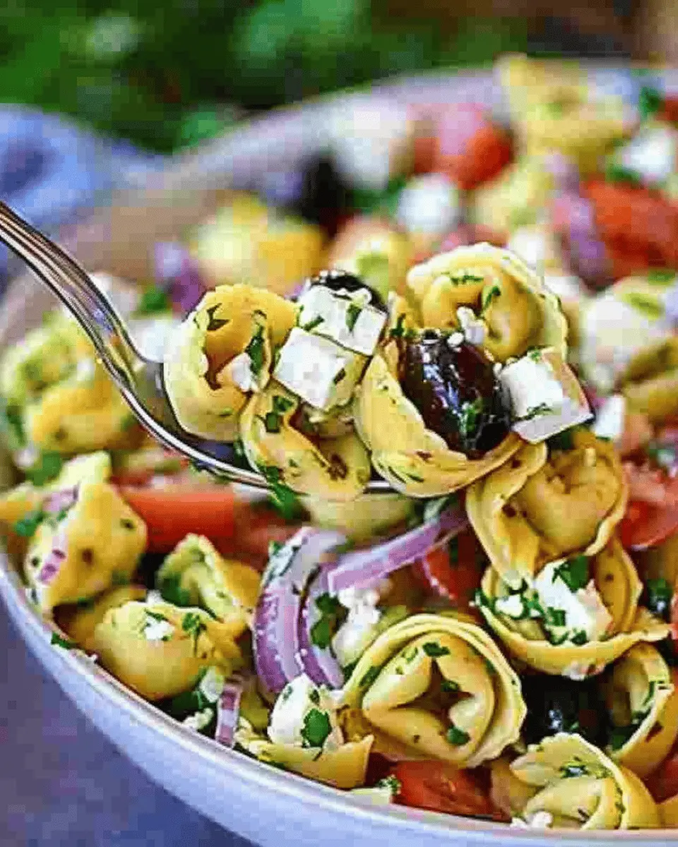 Greek Tortellini Pasta Salad: A Fresh and Easy Twist for Summer