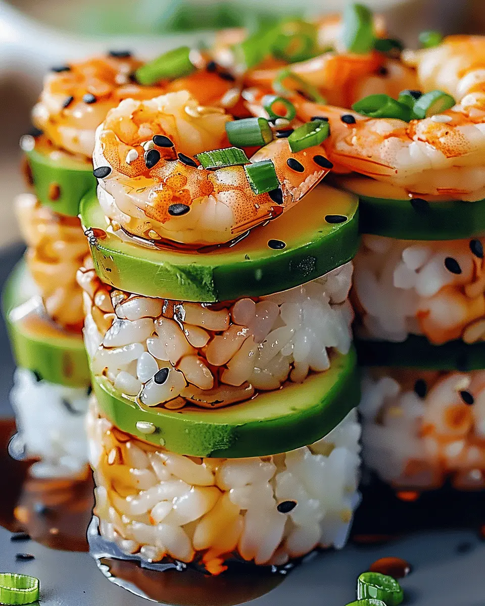 Spicy Shrimp Sushi Stacks: Easy, Flavor-Packed Delight at Home