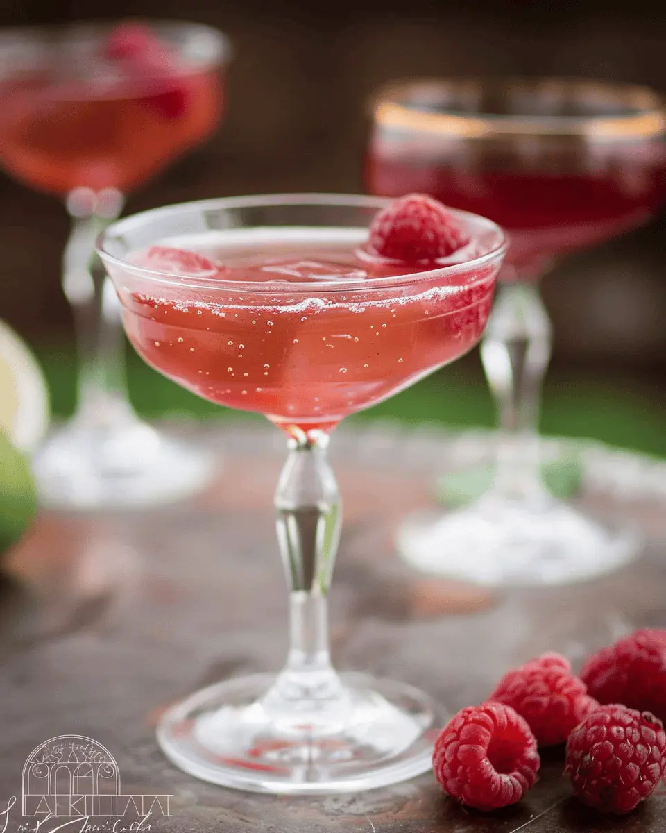 Super Simple Raspberry Gimlet: Refreshingly Easy Summer Sip