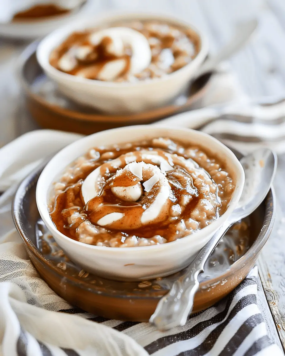 Cinnamon Roll Oatmeal Recipe
