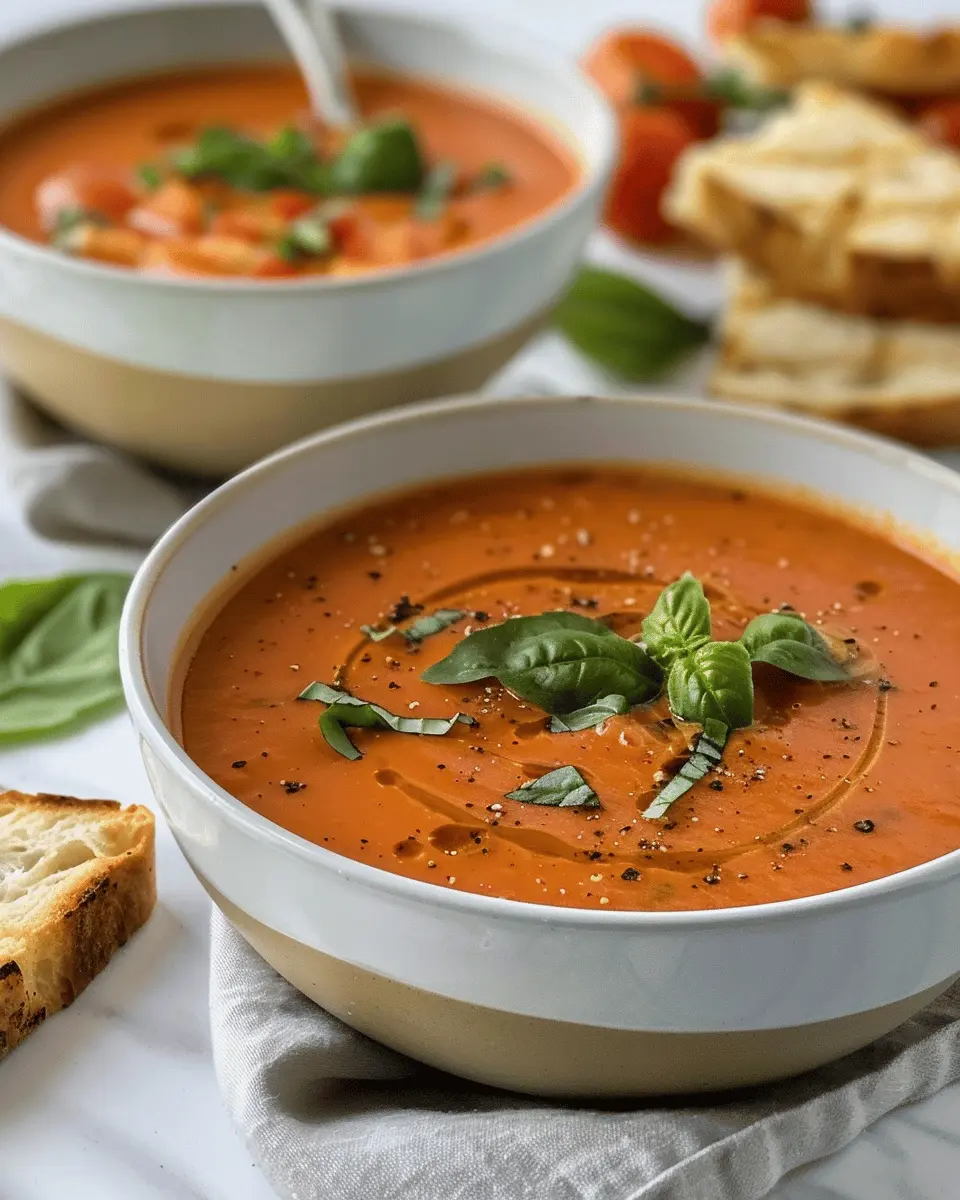 Copycat Panera Tomato Soup: Easy Comfort Food for Cozy Nights
