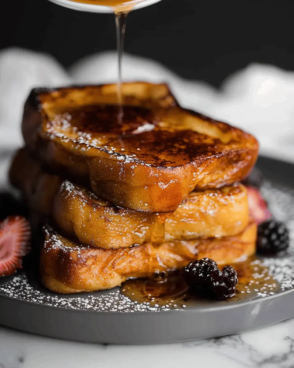 Crème Brûlée French Toast: A Decadent Twist with Turkey Bacon