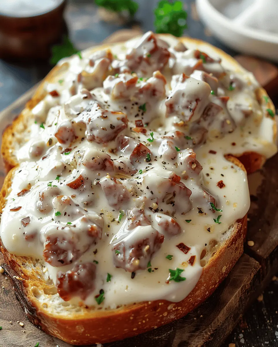 Creamed Chipped Beef on Toast: An Easy Twist with Turkey Bacon