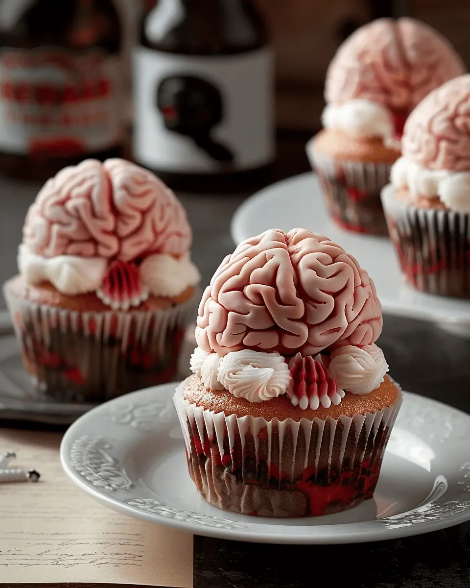 Deliciously Creepy Brain Cupcakes: A Fun Twist for Halloween Treats