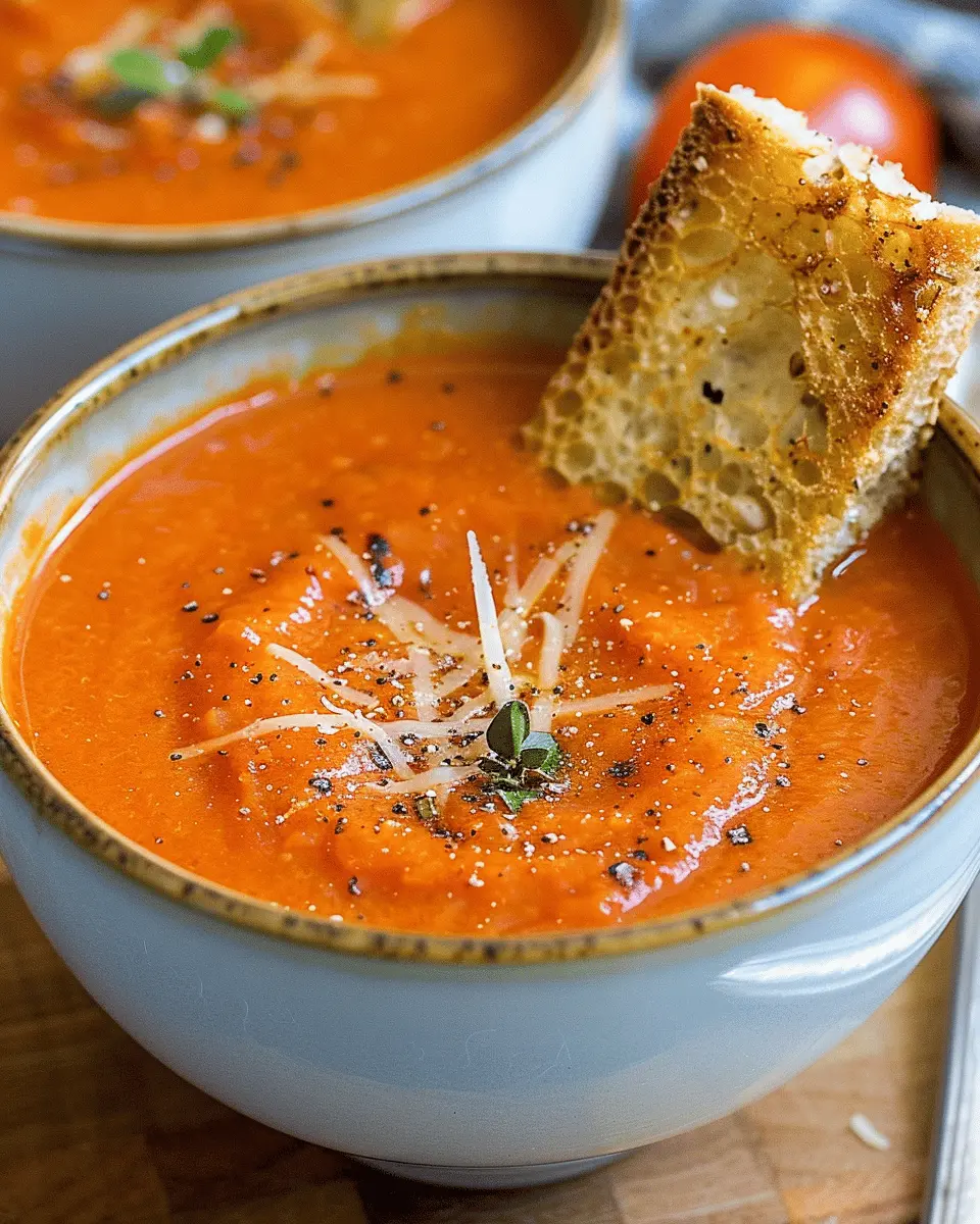 Easy Tomato Soup with Canned Tomatoes: Quick Comfort Food Delight