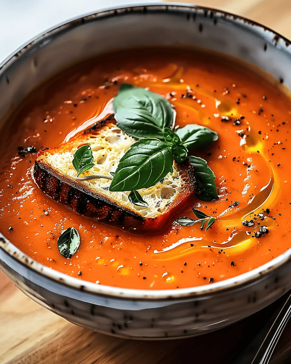gordon ramsay roasted tomato soup with turkey bacon twist
