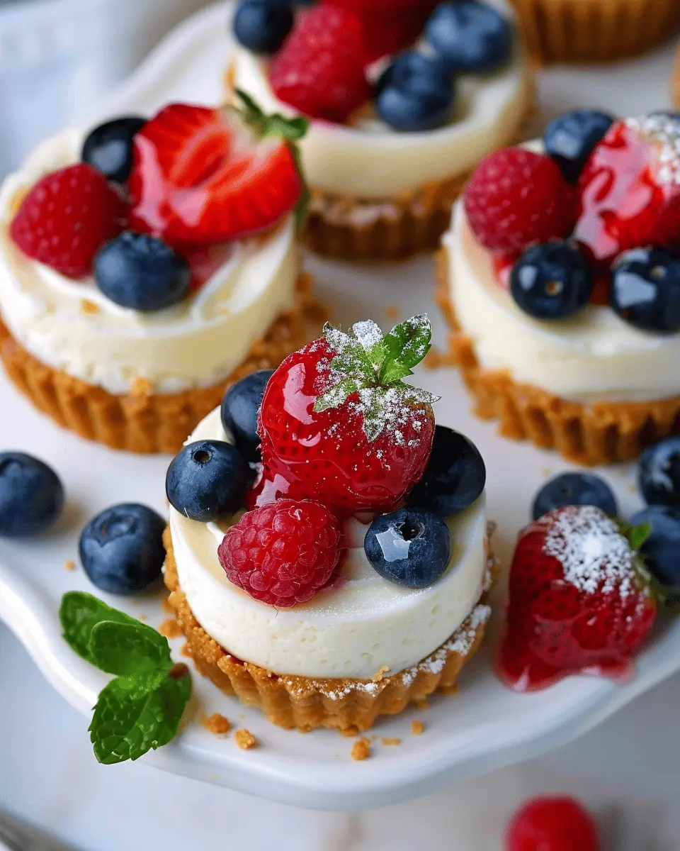 No Bake Mini Cheesecakes for an Indulgent Homemade Treat