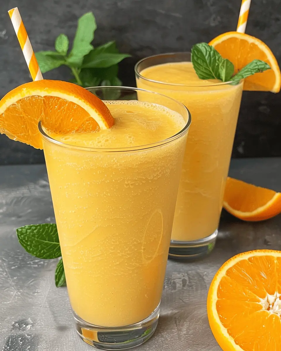 The Perfect Orange Juice Smoothie Recipe for a Refreshing Start