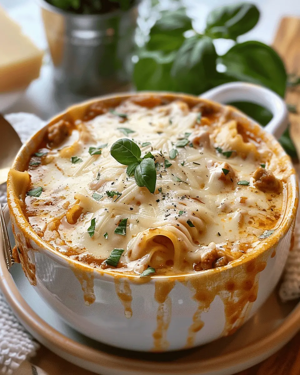 Creamy Lasagna Soup: A Cozy, Indulgent Twist on Tradition