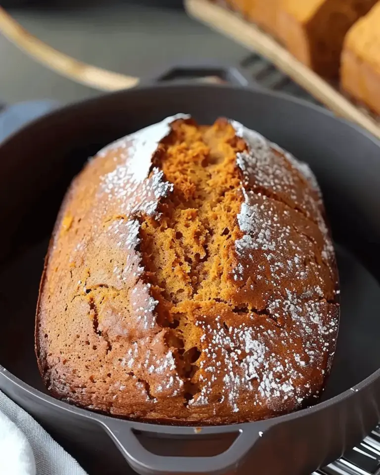 Perfect Dutch Oven Pumpkin Bread