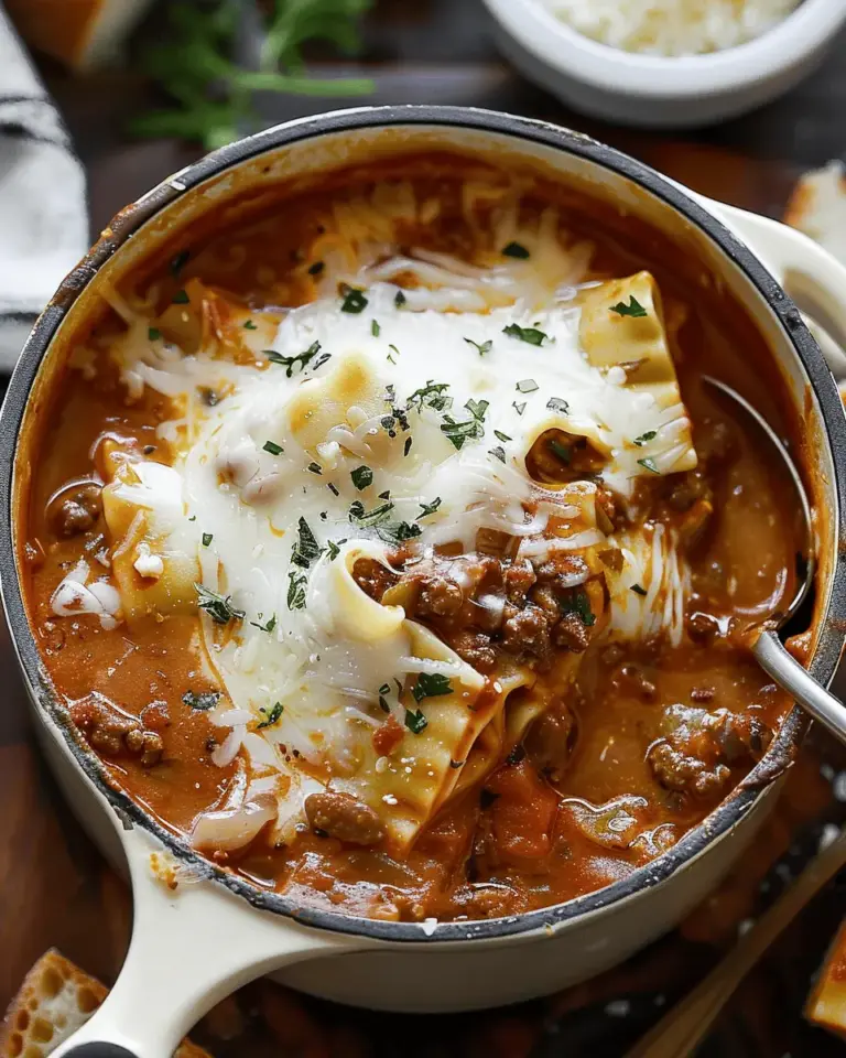 Lasagna Soup