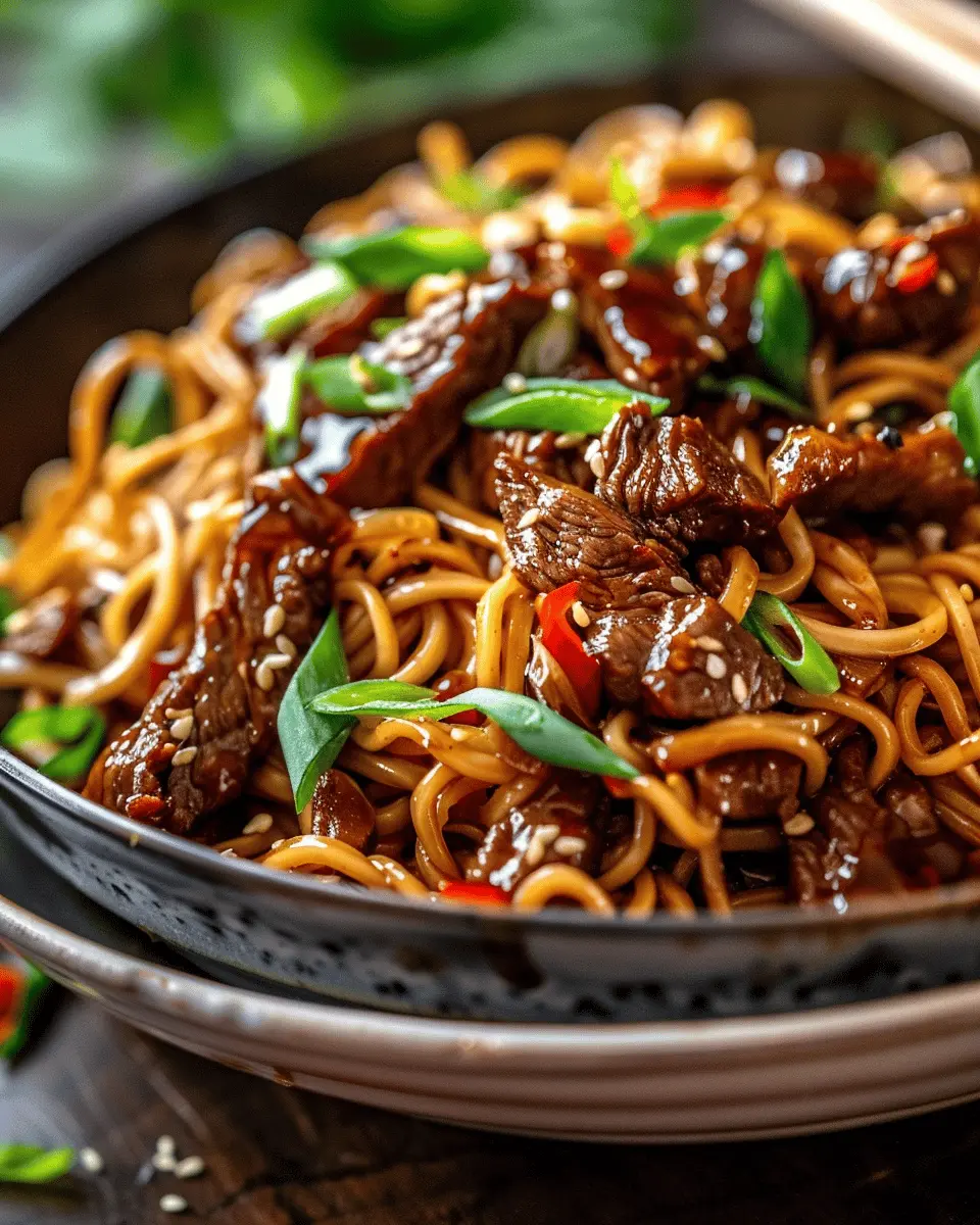 Sticky Beef Noodles: Easy Recipe to Satisfy Your Cravings