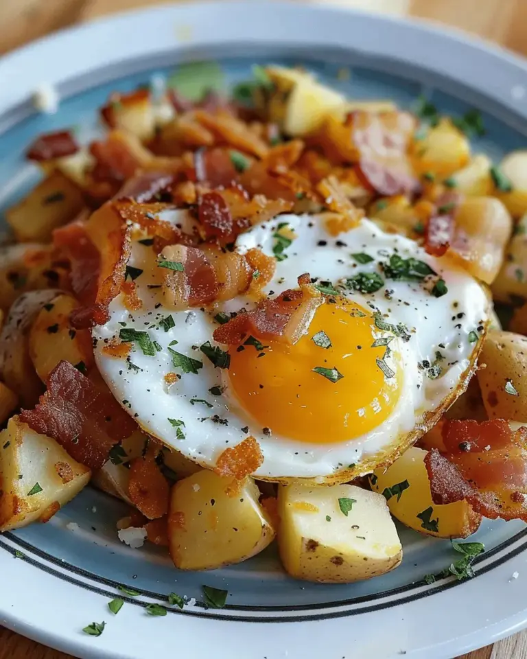 Bacon, Egg, and Potato Hash
