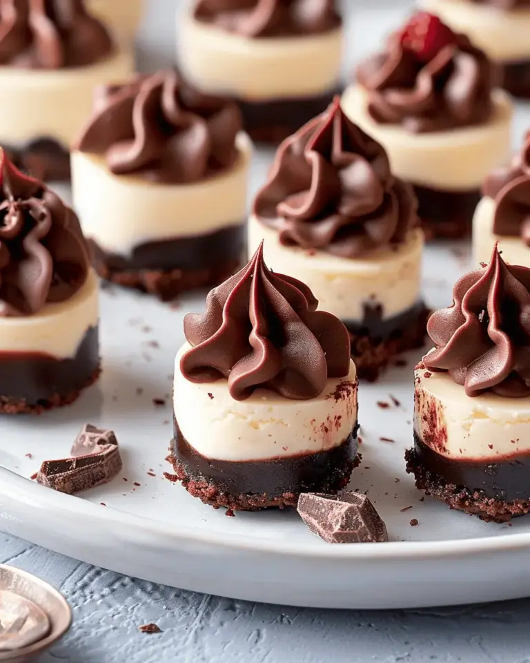 Mini Chocolate Cheesecake Bites Recipe