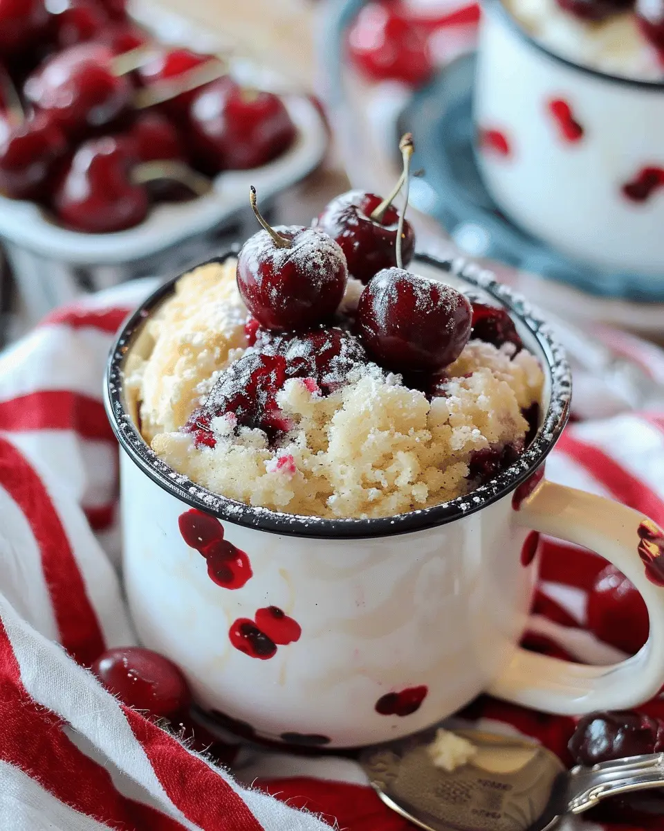 Cherry Mug Cake: The Easy Indulgence for Sweet Cravings