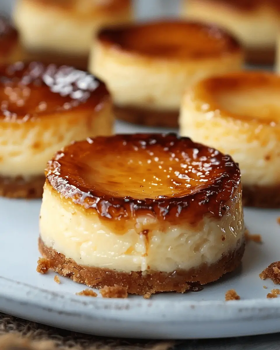 Mini Crème Brûlée Cheesecakes: An Easy Indulgent Dessert for Beginners