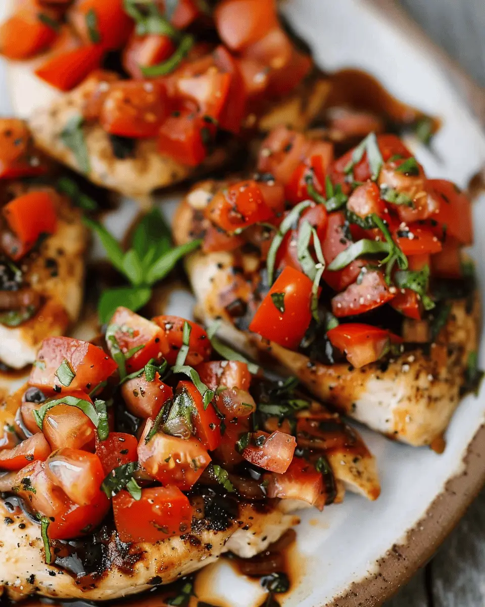 Easy Bruschetta Chicken: A Juicy Twist for Home Cooks