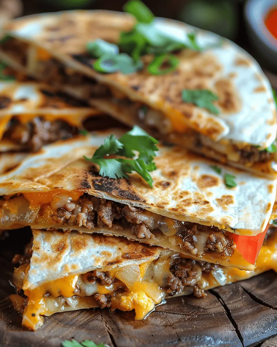 Smashburger Quesadillas: Indulgent Twist on a Classic Meal
