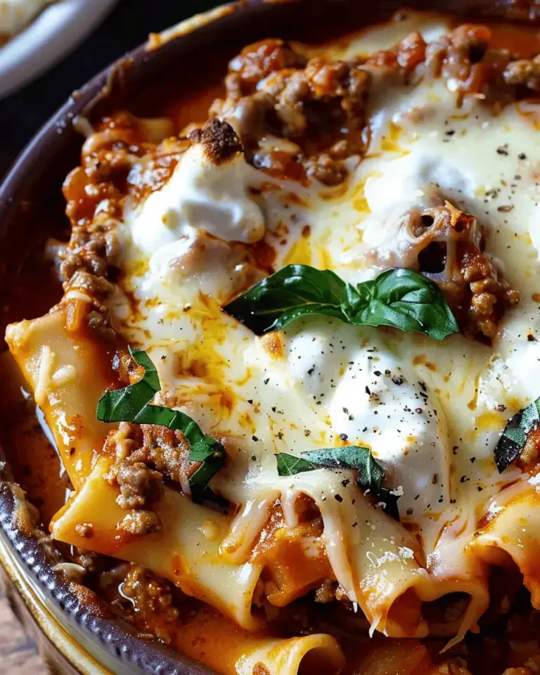 One Pot Lasagna Soup