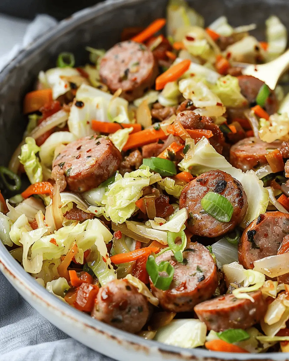 Easy Sausage and Cabbage Stir Fry: A Quick & Delicious Dinner