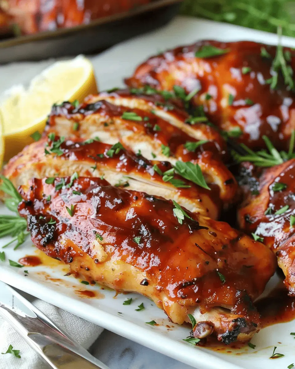 Oven Roasted BBQ Chicken: Juicy Flavor You Can’t Resist
