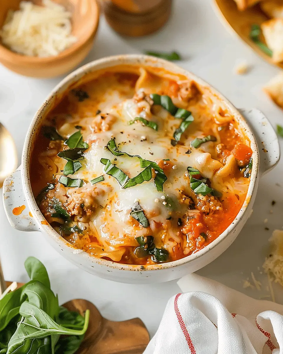 Easy Creamy Lasagna Soup: Indulge in a Cozy Weeknight Delight