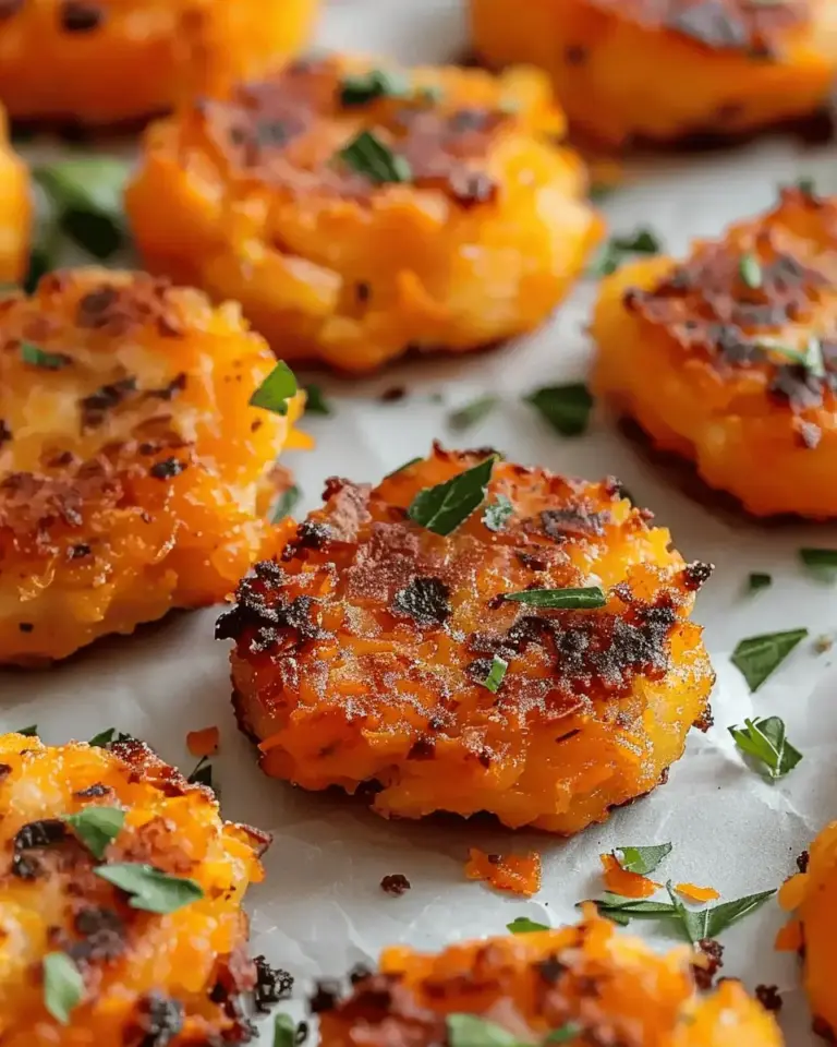 Crispy Smashed Carrots Bites