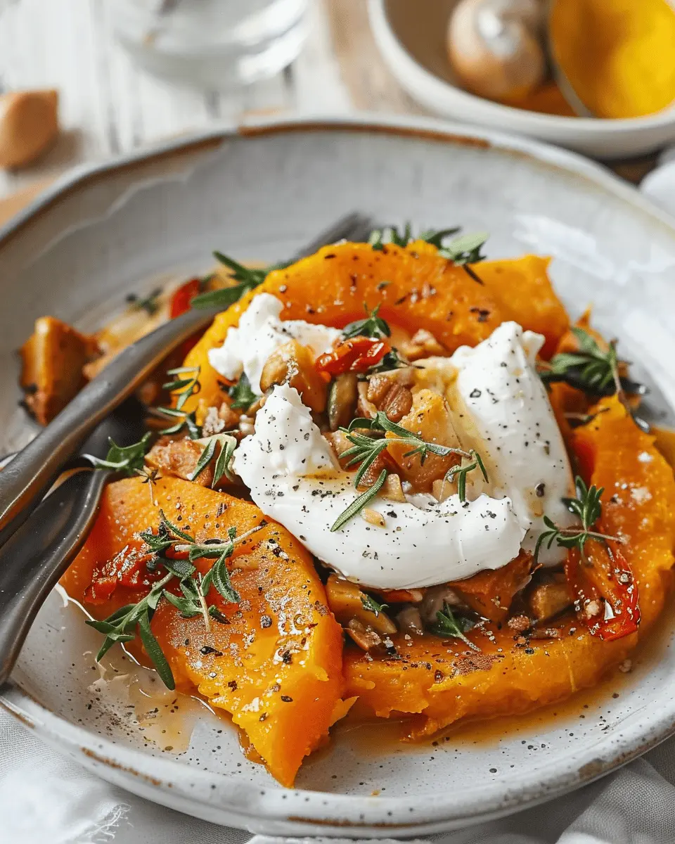 Roast Pumpkin with Burrata: A Cozy, Indulgent Fall Delight