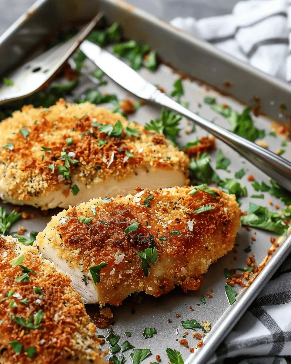 Baked Parmesan Crusted Chicken: A Juicy Twist for Dinner Delight