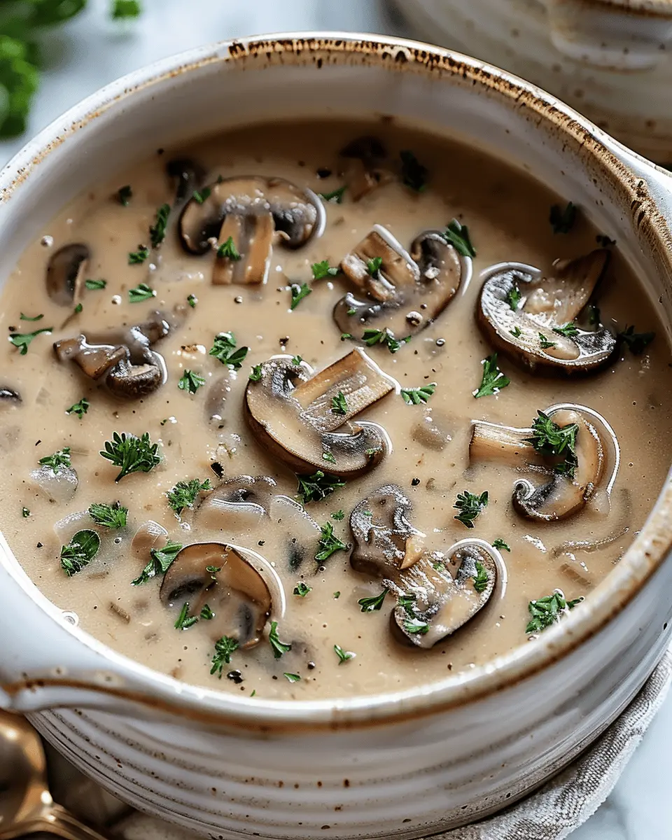 Crockpot Mushroom Soup: Easy Comfort in Every Bowl