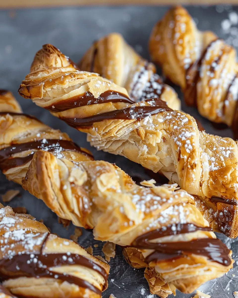 Puff Pastry Nutella Twists: Easy Indulgence for Sweet Cravings