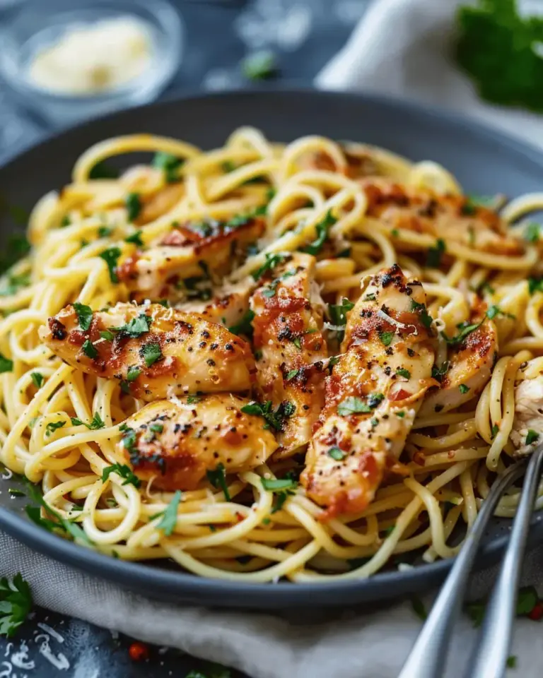 Garlic Butter Chicken Pasta