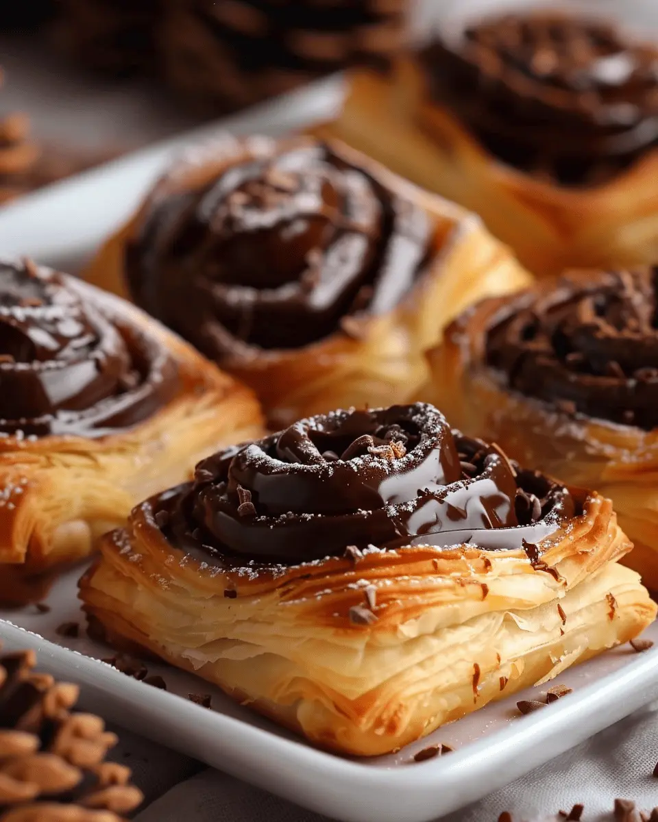 Simple Chocolate Puff Pastry Rolls: Indulgent Treat in Minutes