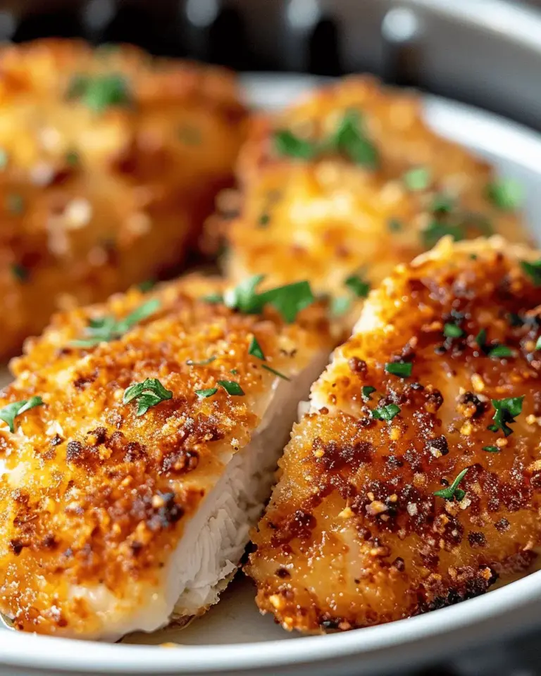 Air Fryer Parmesan Crusted Chicken