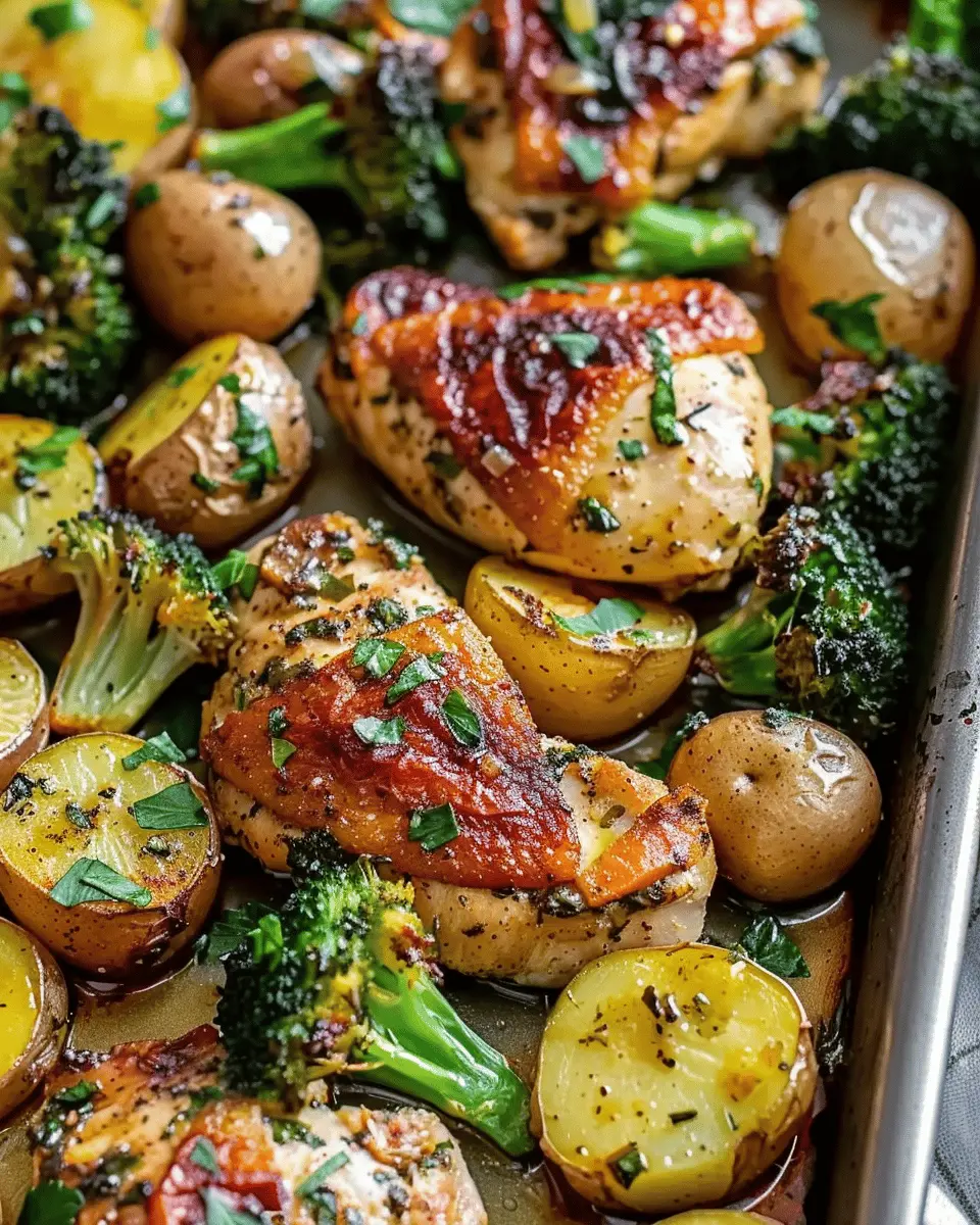 Sheet Pan Garlic Butter Chicken and Veggies: Easy Family Delight
