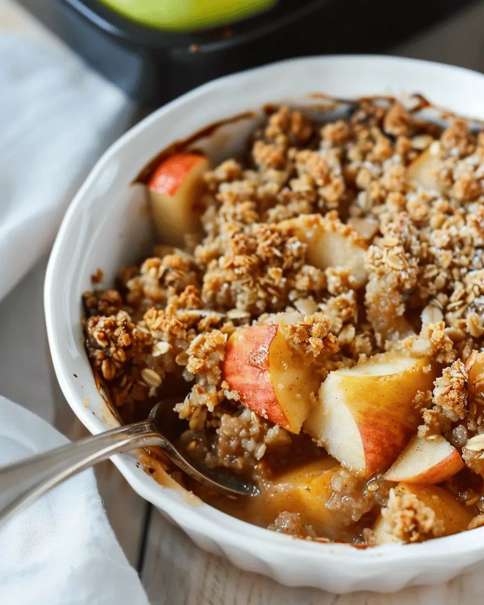 Healthy Breakfast Apple Crumble: A Deliciously Guilt-Free Delight