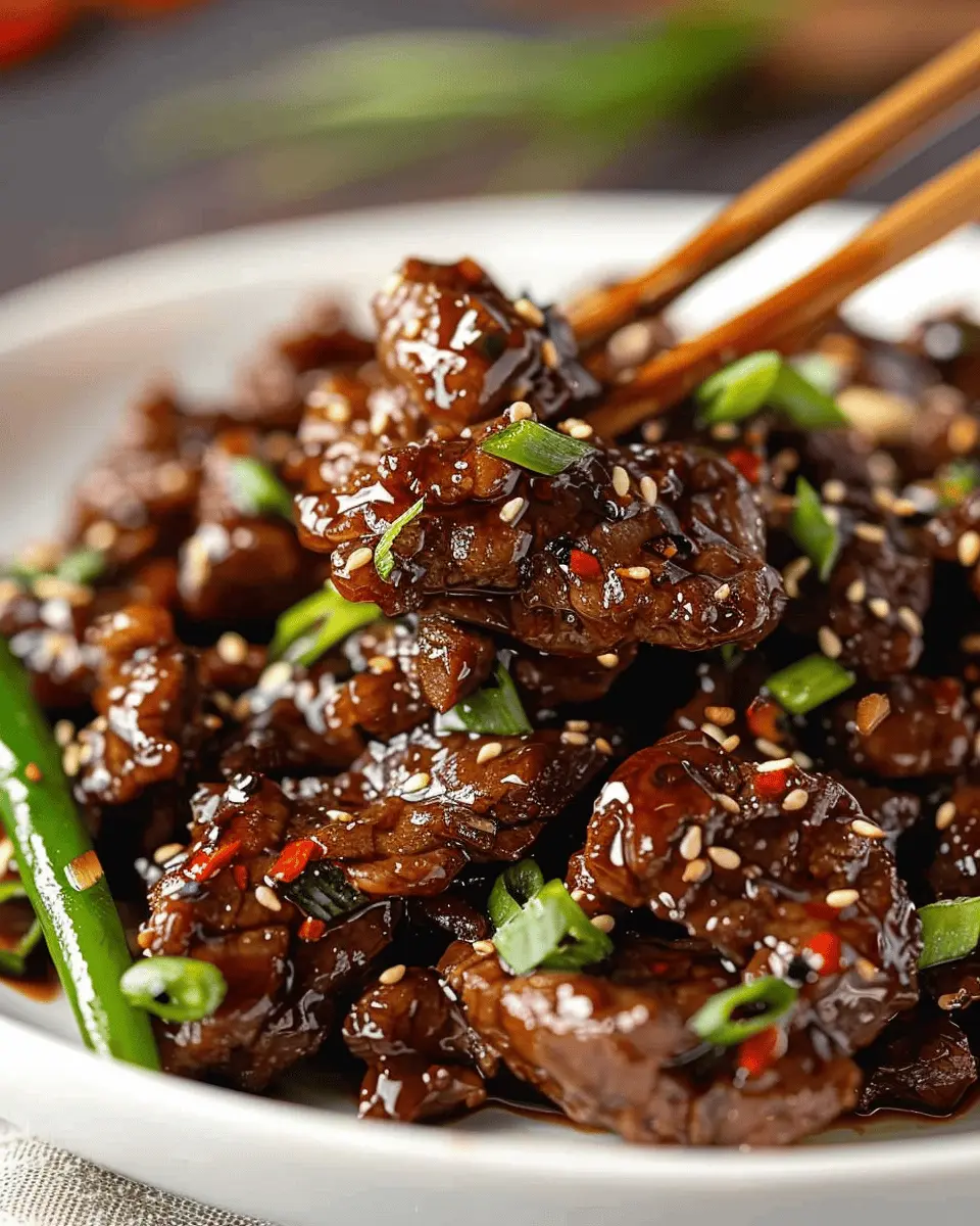 Mongolian Beef: Easy Recipe for a Flavorful Homemade Delight