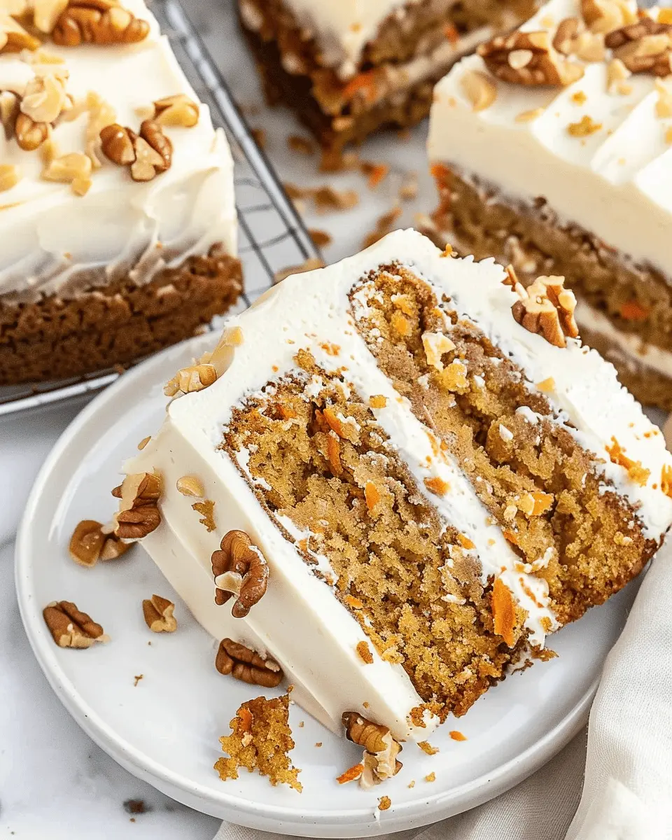 Vegan Carrot Cake: The Best Moist & Flavorful Recipe Ever