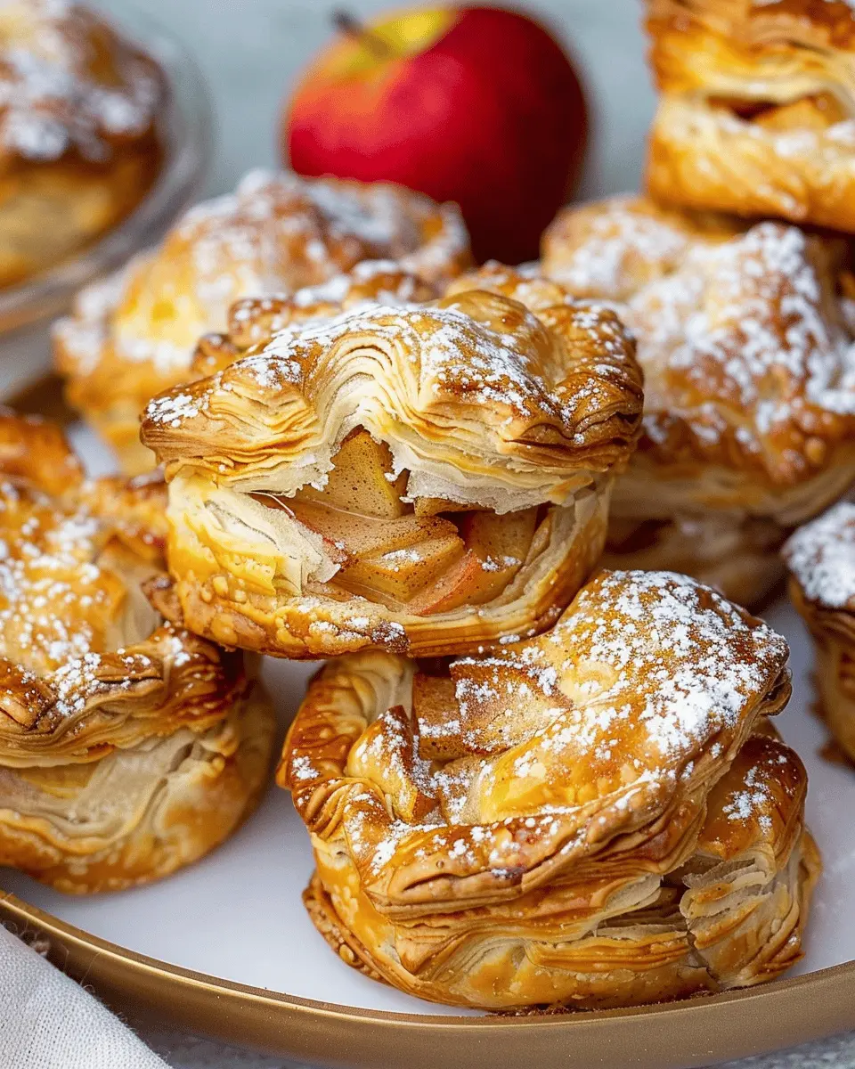 Mini Apple Pies With Puff Pastry: Easy, No Peeling Delight