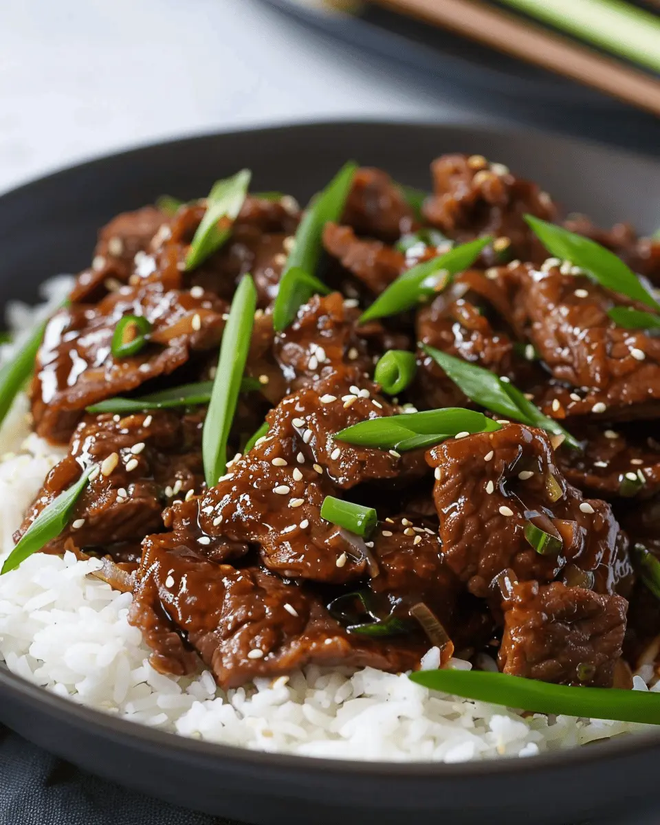 Mongolian Beef Recipe: Easy, Tender, and Full of Flavor